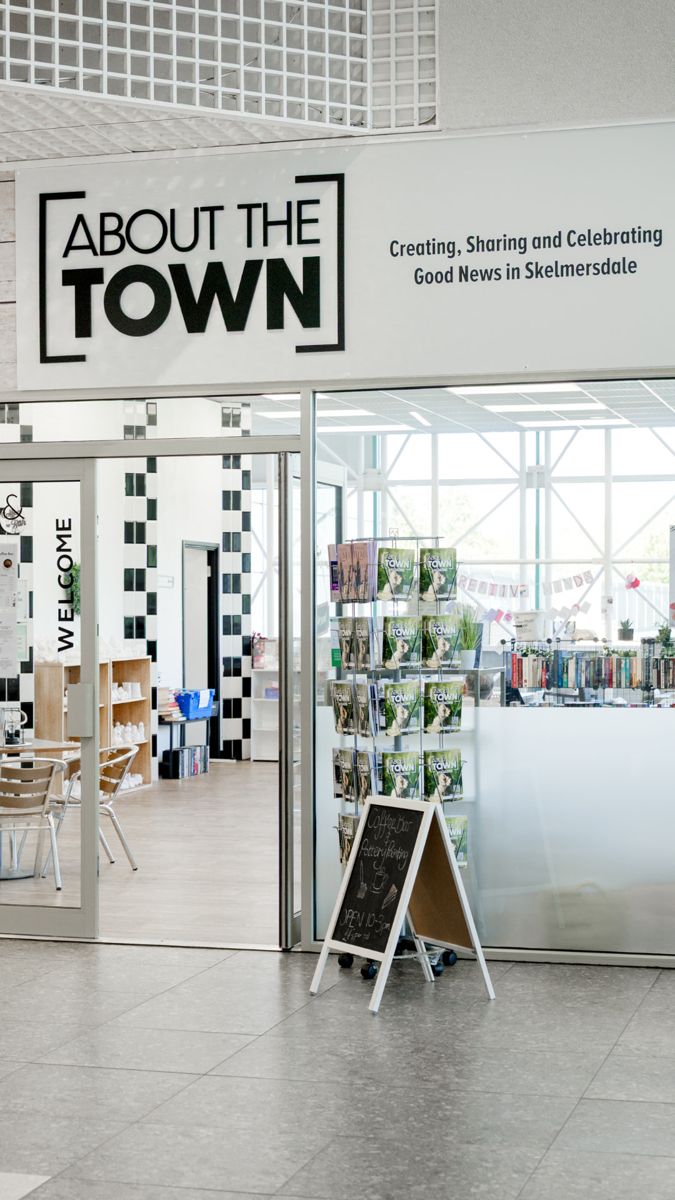 The About the Town Central shopfront inside the Concourse Shopping Centre